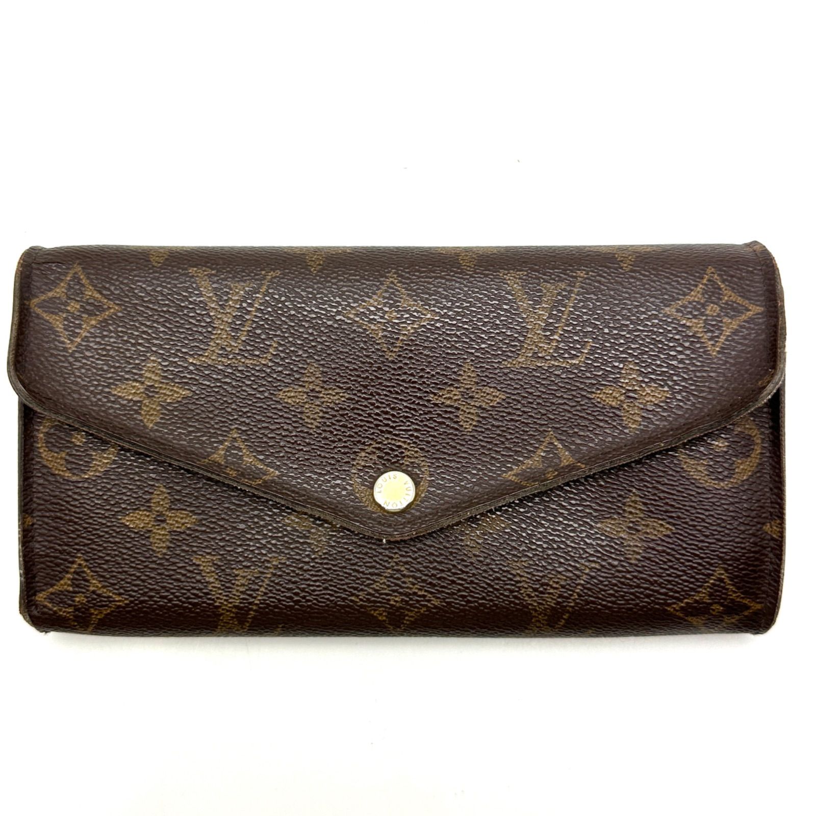 【楠本質店/元住吉】ルイヴィトン Louis Vuitton M60531 ポルトフォイユ サラ 二つ折り財 布 長財布 イニシャル入り(M.U) 男女兼用