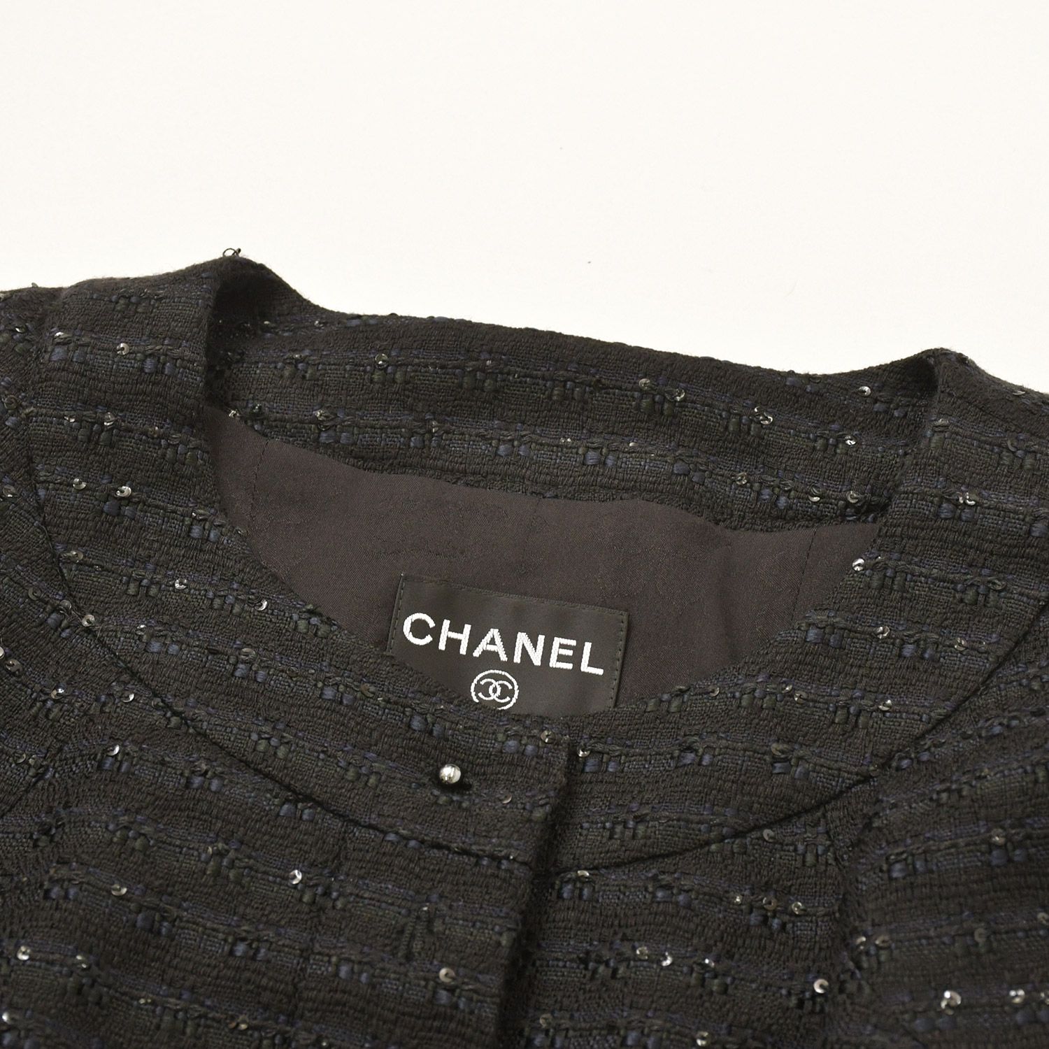 CHANEL シャネル ツイードロングコートドレス ワンピースジャケット 