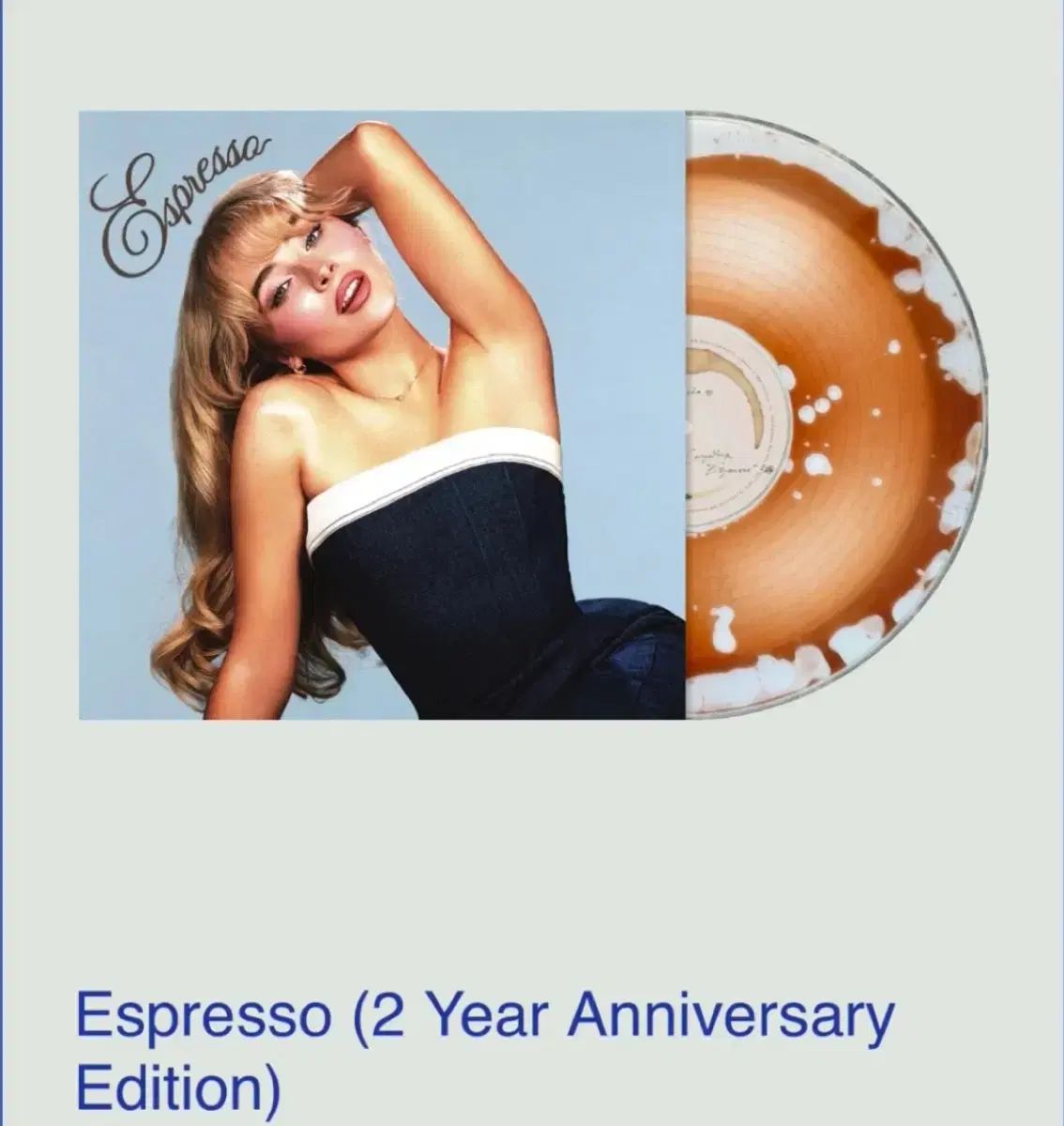 サブリナ 大工 lp espresso 液体 番号付けします 限定盤