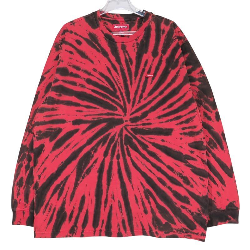 新品同様 SUPREME シュプリーム 26SS SMALL BOX L/S TEE スモール ボックス ロングスリーブ クルーネック Tシャツ タイダイ カットソー ロンT 長袖 サイズXL June