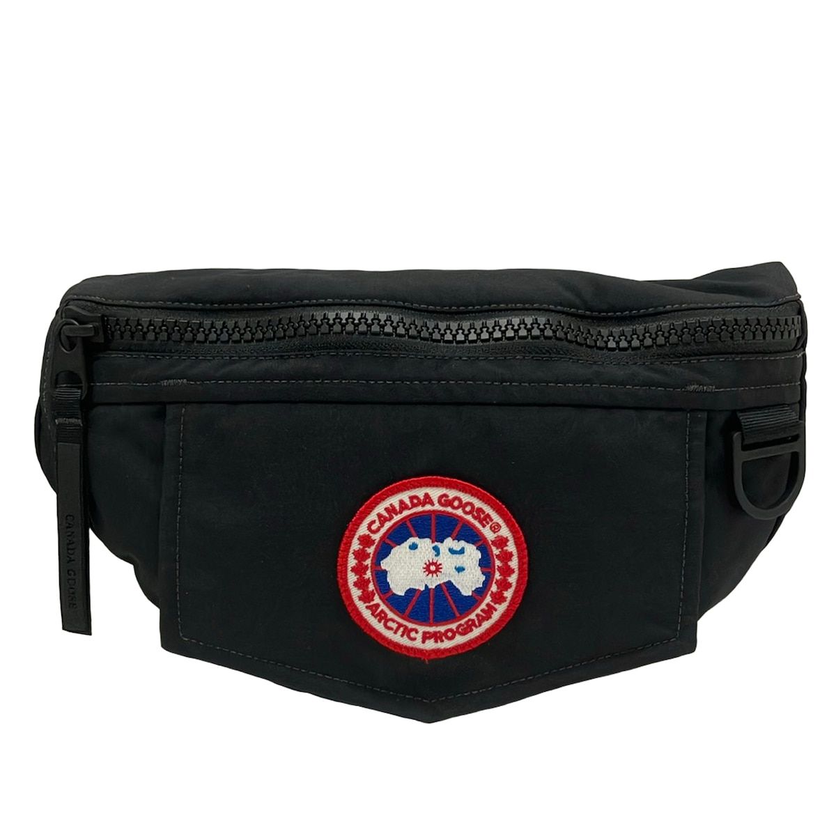 CANADA GOOSE(カナダグース) ウエストポーチ - 黒 ワッペン