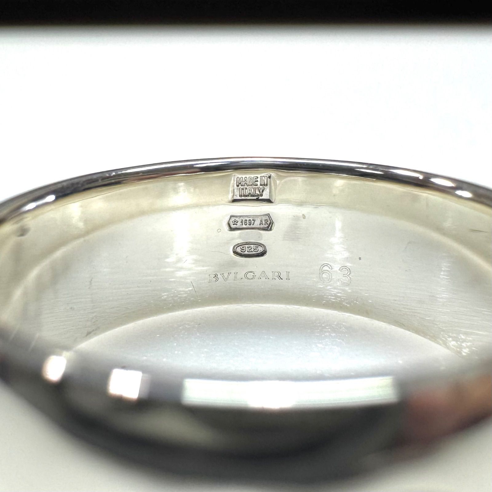 BVLGARI sv925 セーブザチルドレン リング 63 ブルガリ メンズ