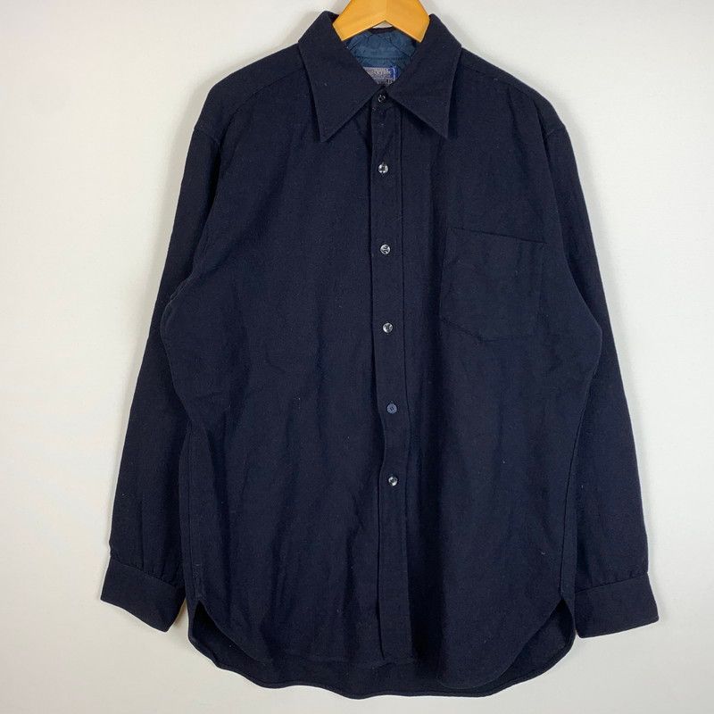 【現状渡し品】 PENDLETON ペンドルトン 70's WOOL L/S SHIRT VINTAGE 70年代 ウール ロングスリーブ シャツ 長袖 トップス ボタンダウン ヴィンテージ 【145-260619-ko-06-tei】