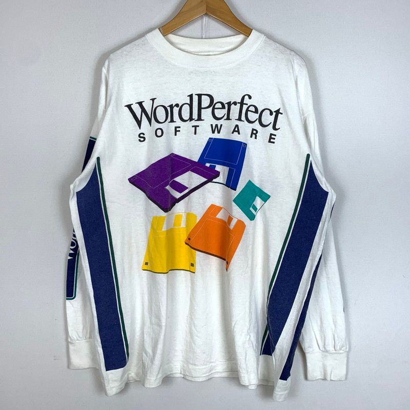【現状渡し品】 ONEITA オニータ WORDPERFECT L/S TEE ワンダーパーフェクト ロングスリーブ Tシャツ 長袖 トップス 【145-260619-ko-13-tei】