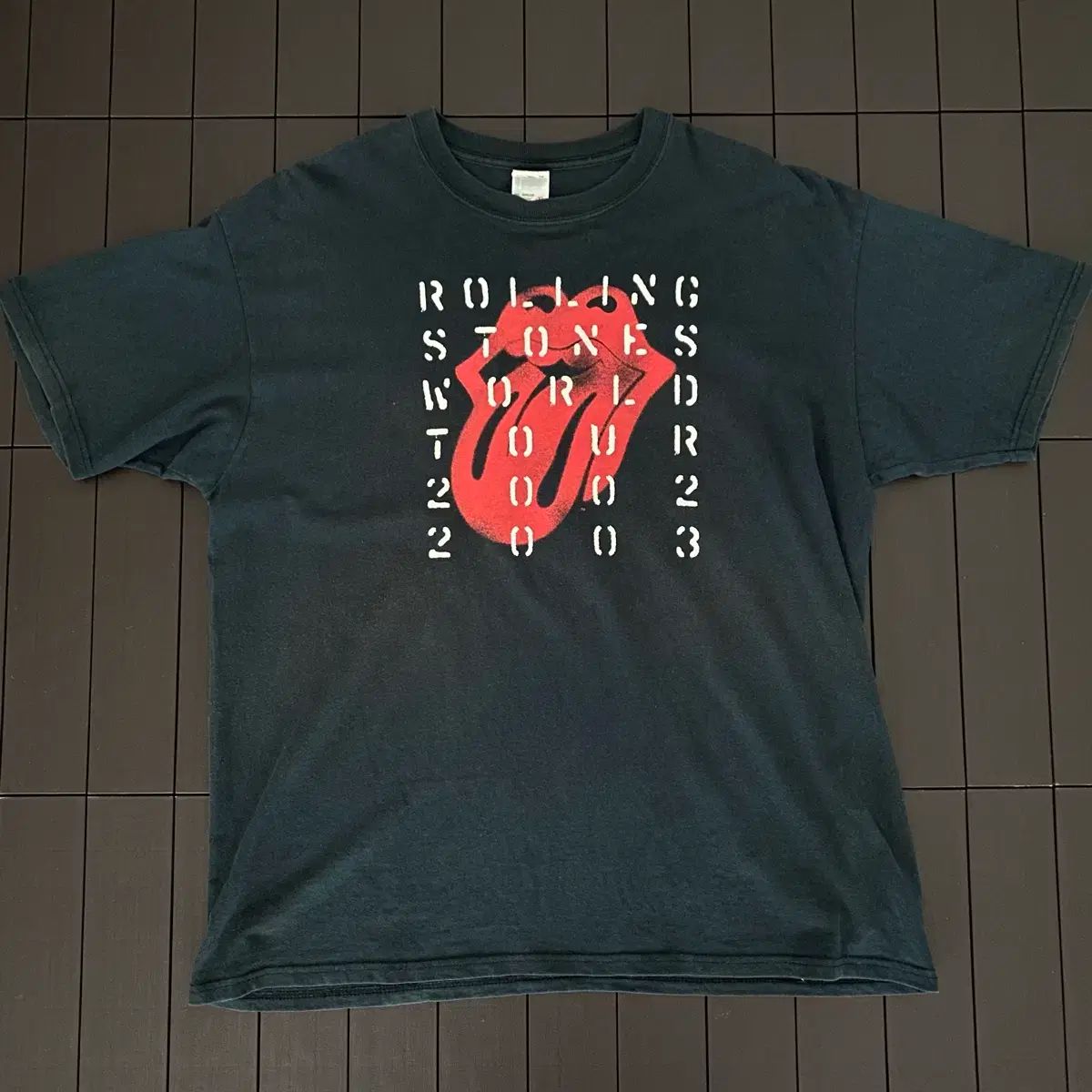 (XL) 00s ローリングストーンズ 2002-2003 ツアー バンドTシャツ