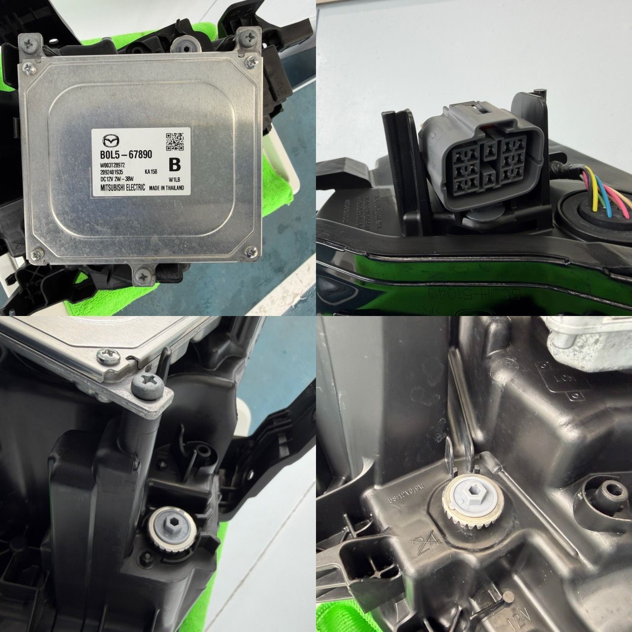 中古品】MAZDA3 左ヘッドライト LED 純正 BCLH-51-040B コントロール