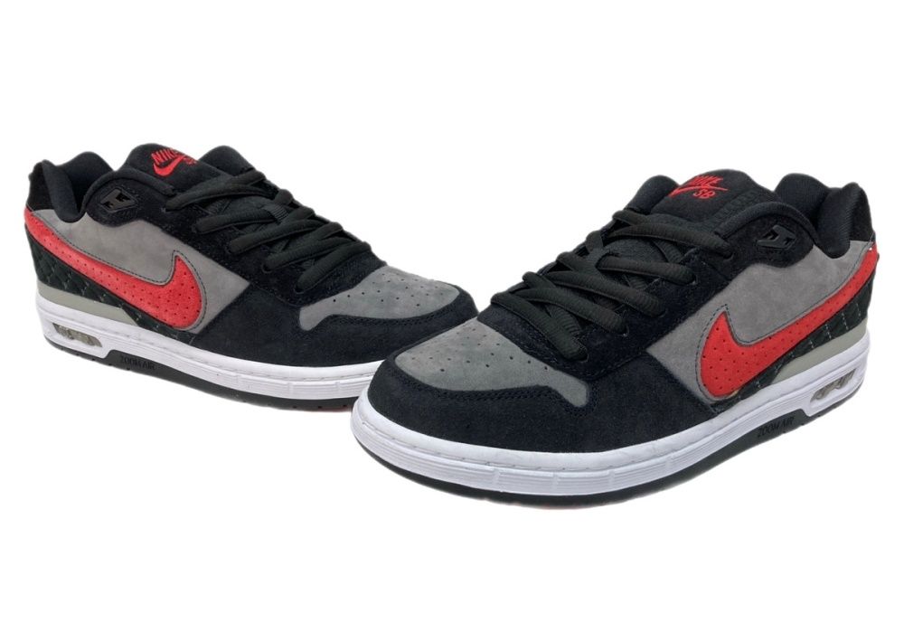 ナイキ NIKE 25年製 SB PAUL RODRIGUEZ ZOOM AIR LOW ポール ロドリゲス ズーム エア ロー P-ROD シューズ 灰 赤 黒 IM7147-001 メンズ靴 スニーカー グレー 29cm 104S-1332