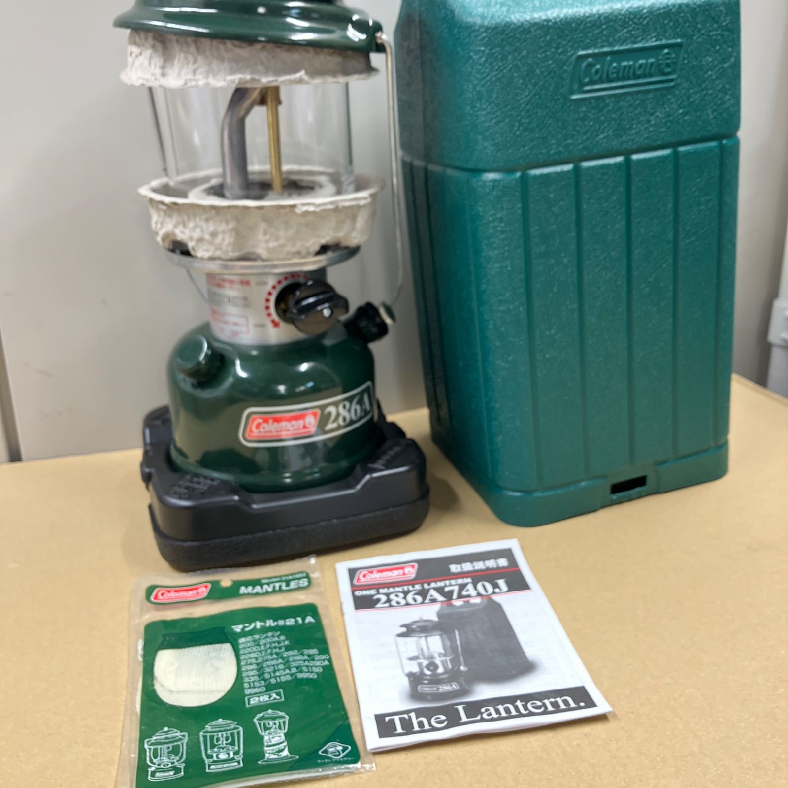 コールマン 282 ワンマントルランタン ケース、マントル 286A 一時値下げ 未使用新品】Coleman コールマン ワンマントルランタン(ケース付) 286A