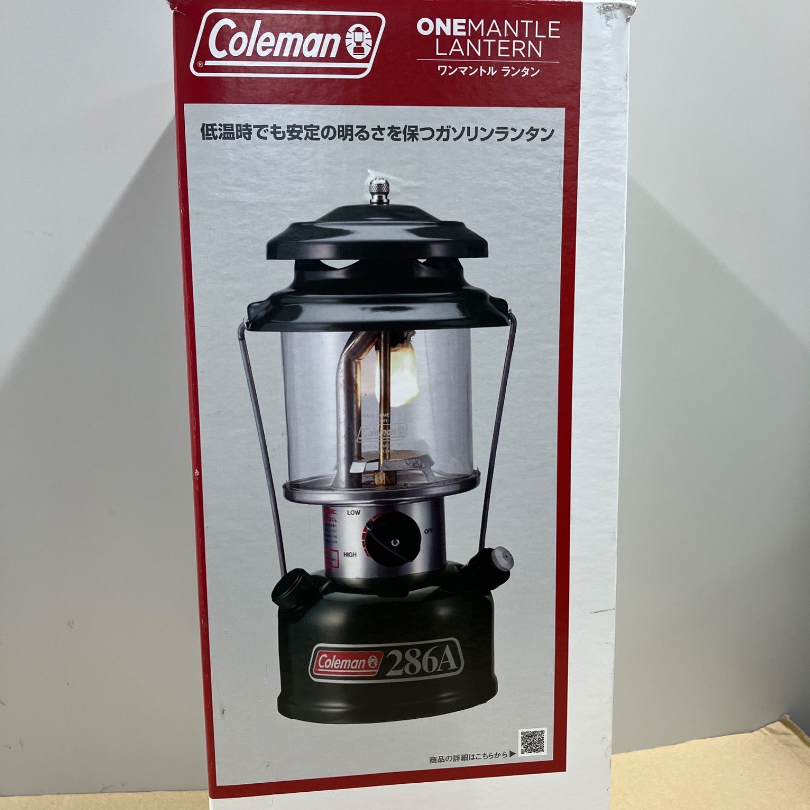 未使用新品】Coleman コールマン ワンマントルランタン(ケース付) 286A