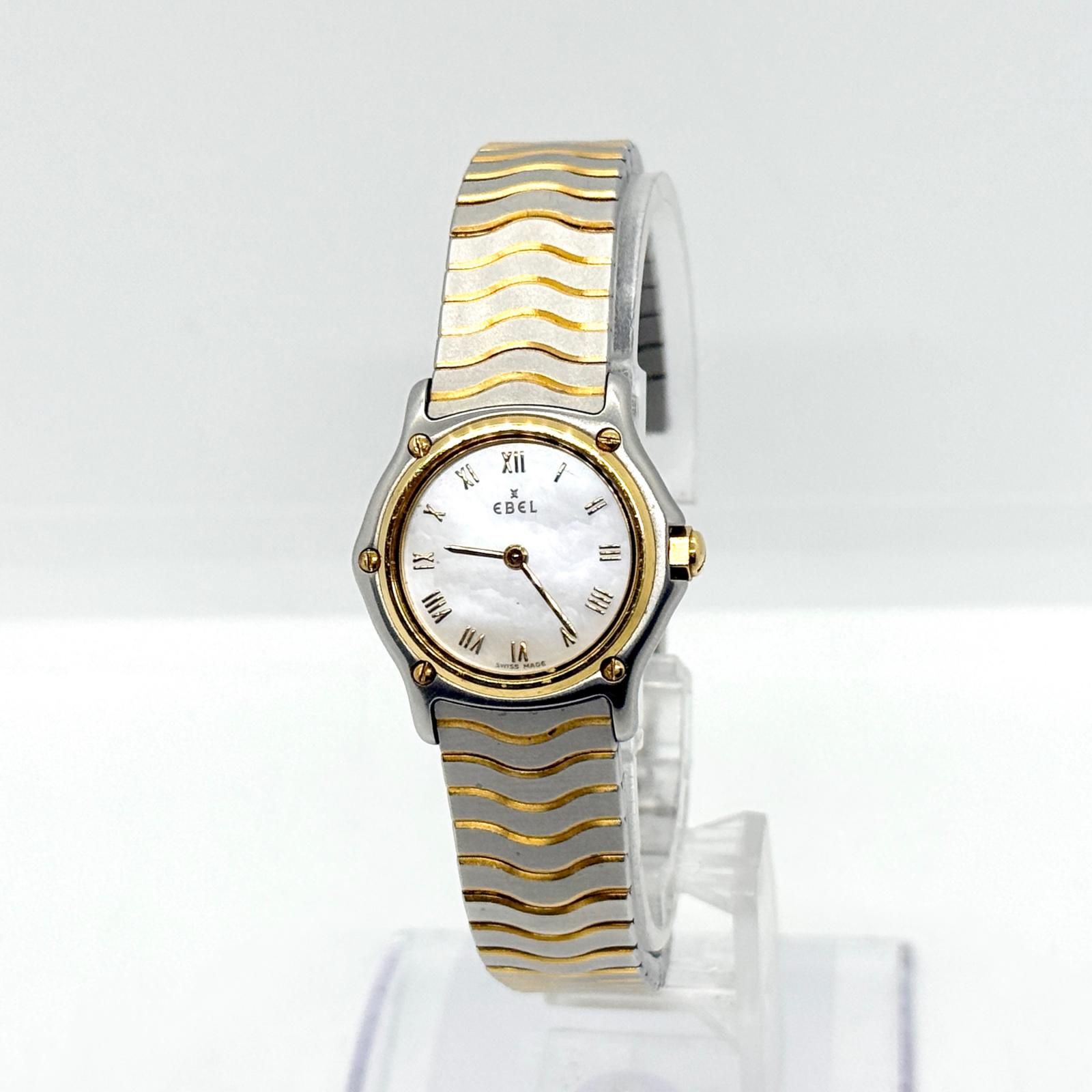 EBEL エベル クラシックウェーブ ホワイトシェル 18191117 QZ
