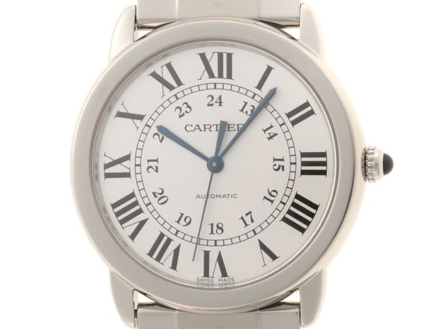 CARTIER カルティエ ウォッチ ロンドソロLM 時計 WSRN0012 腕時計 ステンレス シルバー メンズ【中古】471