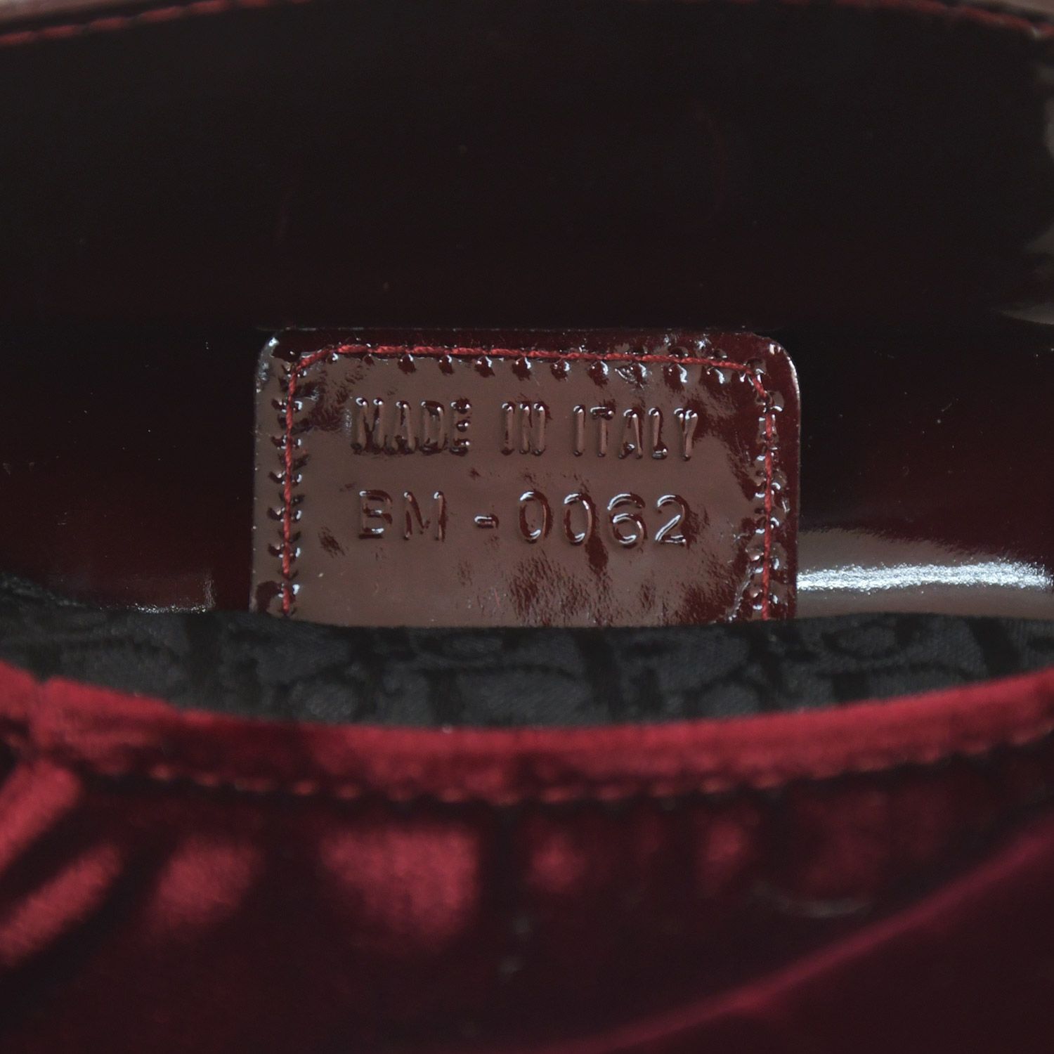 極美品 Christian Dior クリスチャンディオール バーガンディ ワイン