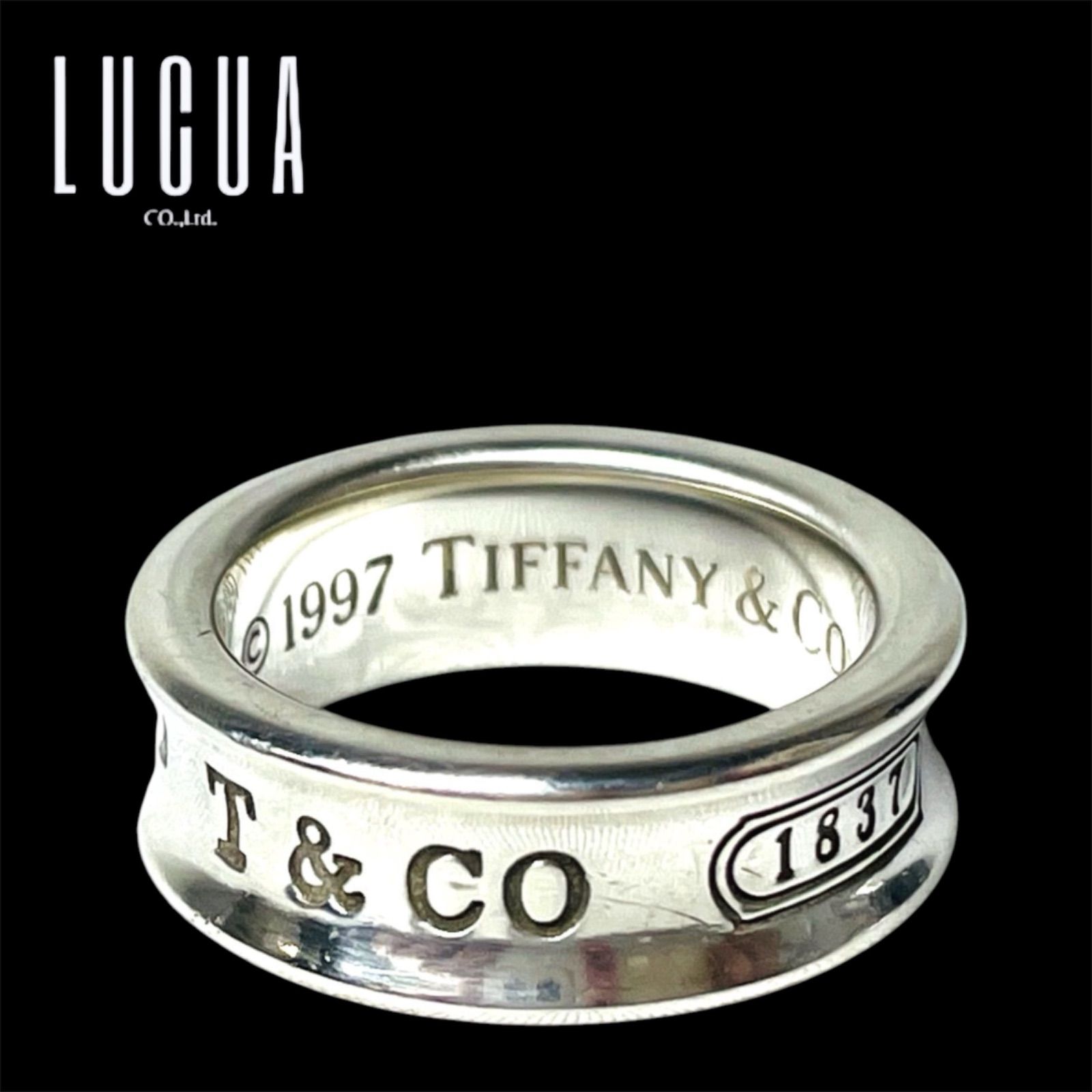 【ABランク】　Tiffany ティファニー　ナロー　1837 リング　10.5号　925 シルバー　 （57775）