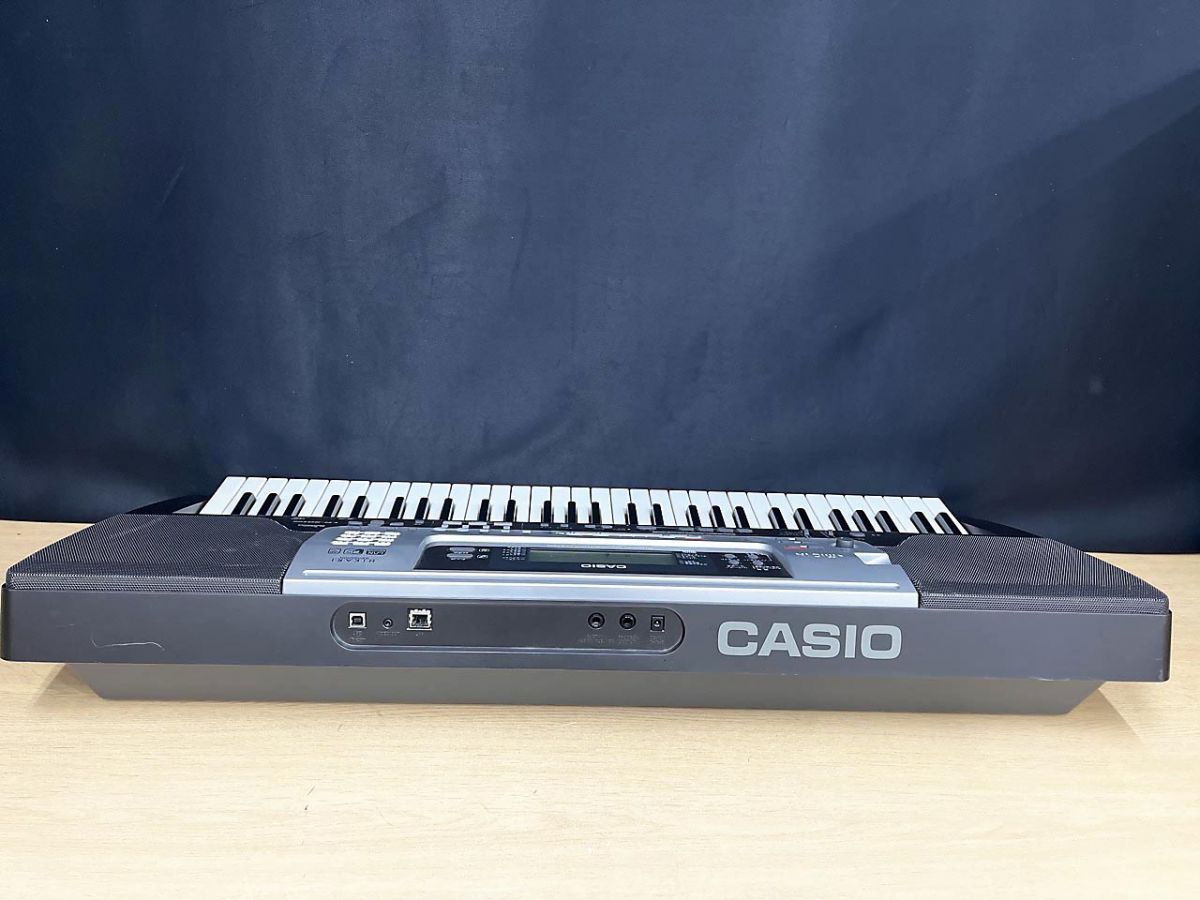 CASIO　カシオ　キーボード　電子キーボード　LK-301BB　ソフトケース付き　譜面台取説無し CASIO カシオ 電子キーボード 光ナビゲーション 譜面台付 LK-301BB