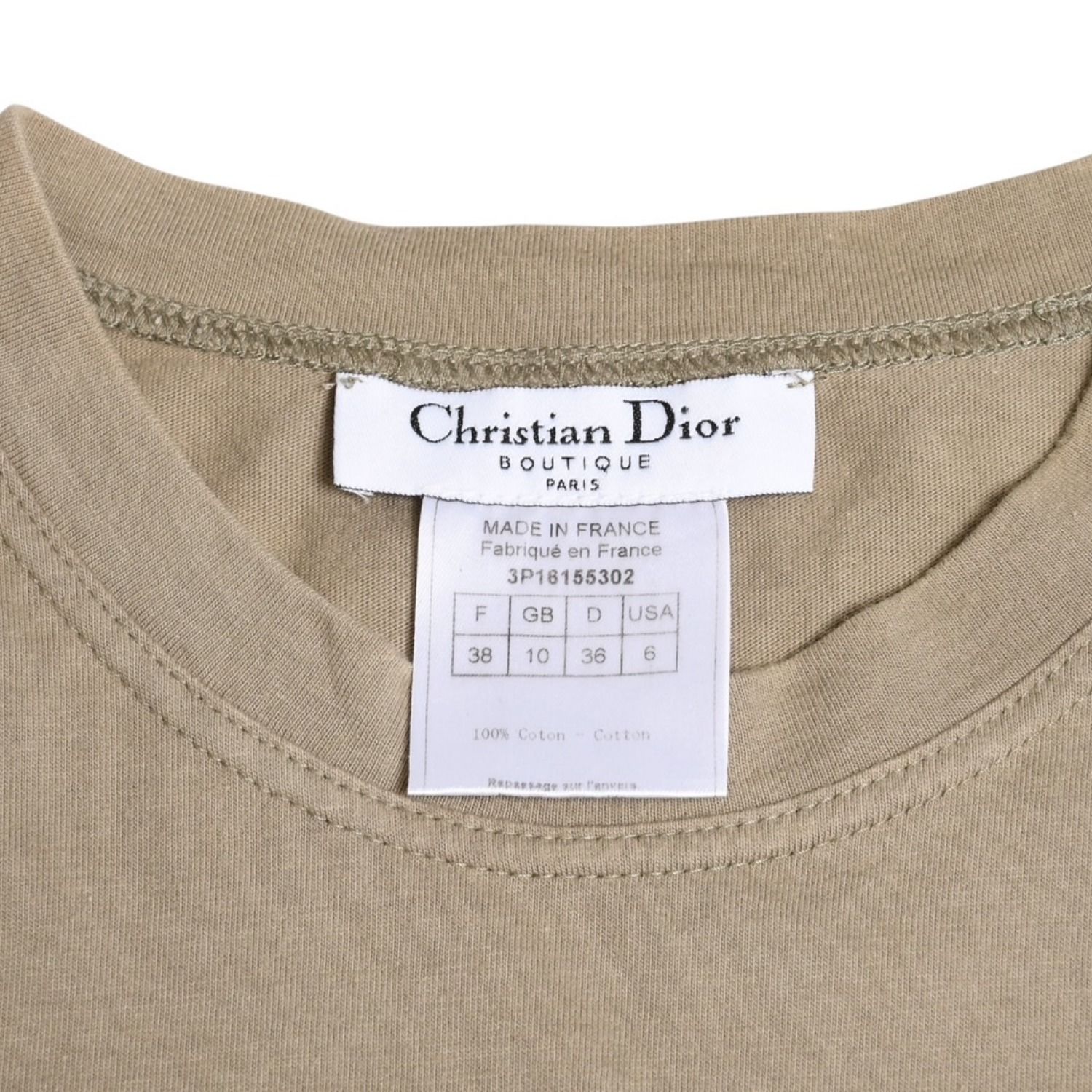 極美品 Christian Dior クリスチャンディオール デニムロゴ