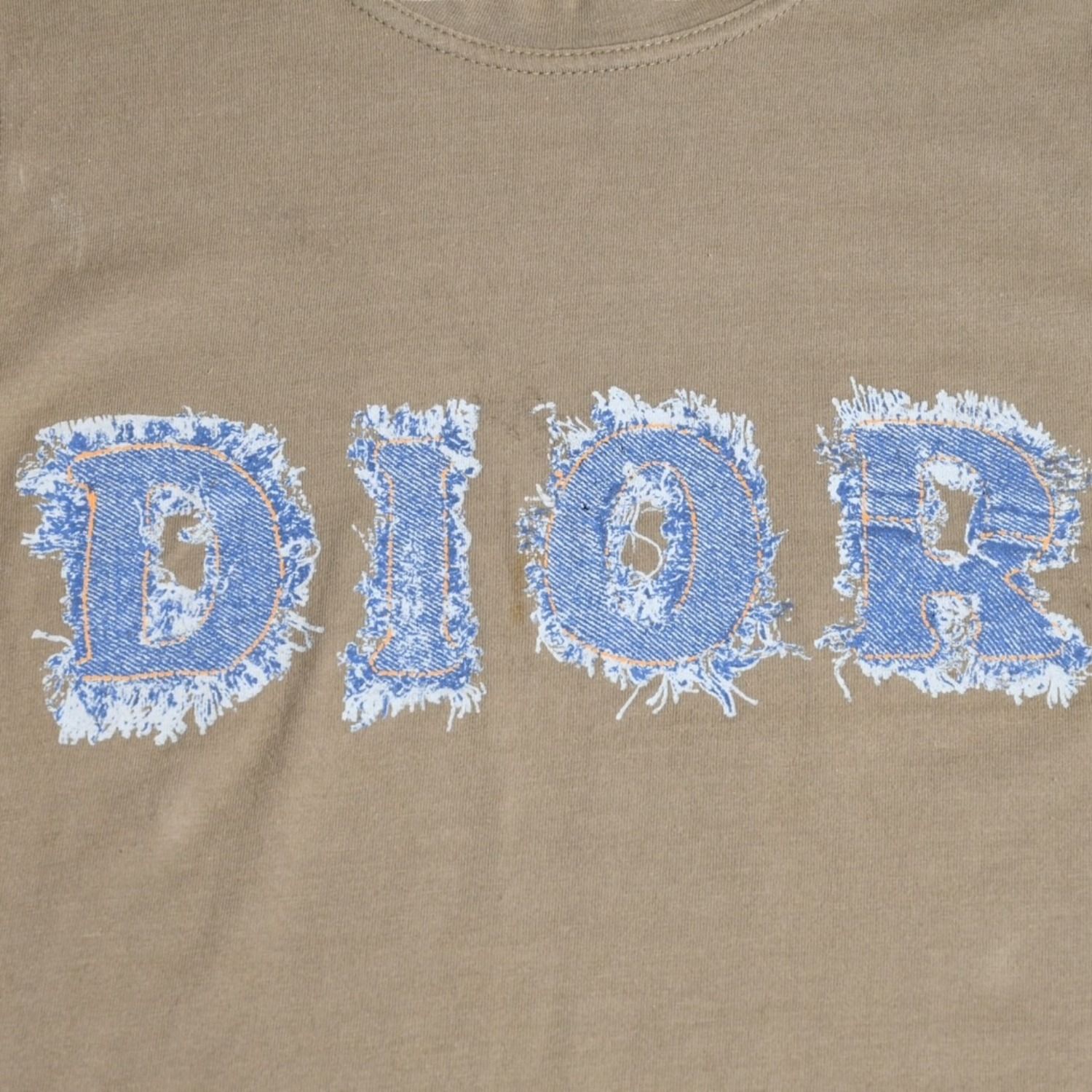 極美品 Christian Dior クリスチャンディオール デニムロゴ