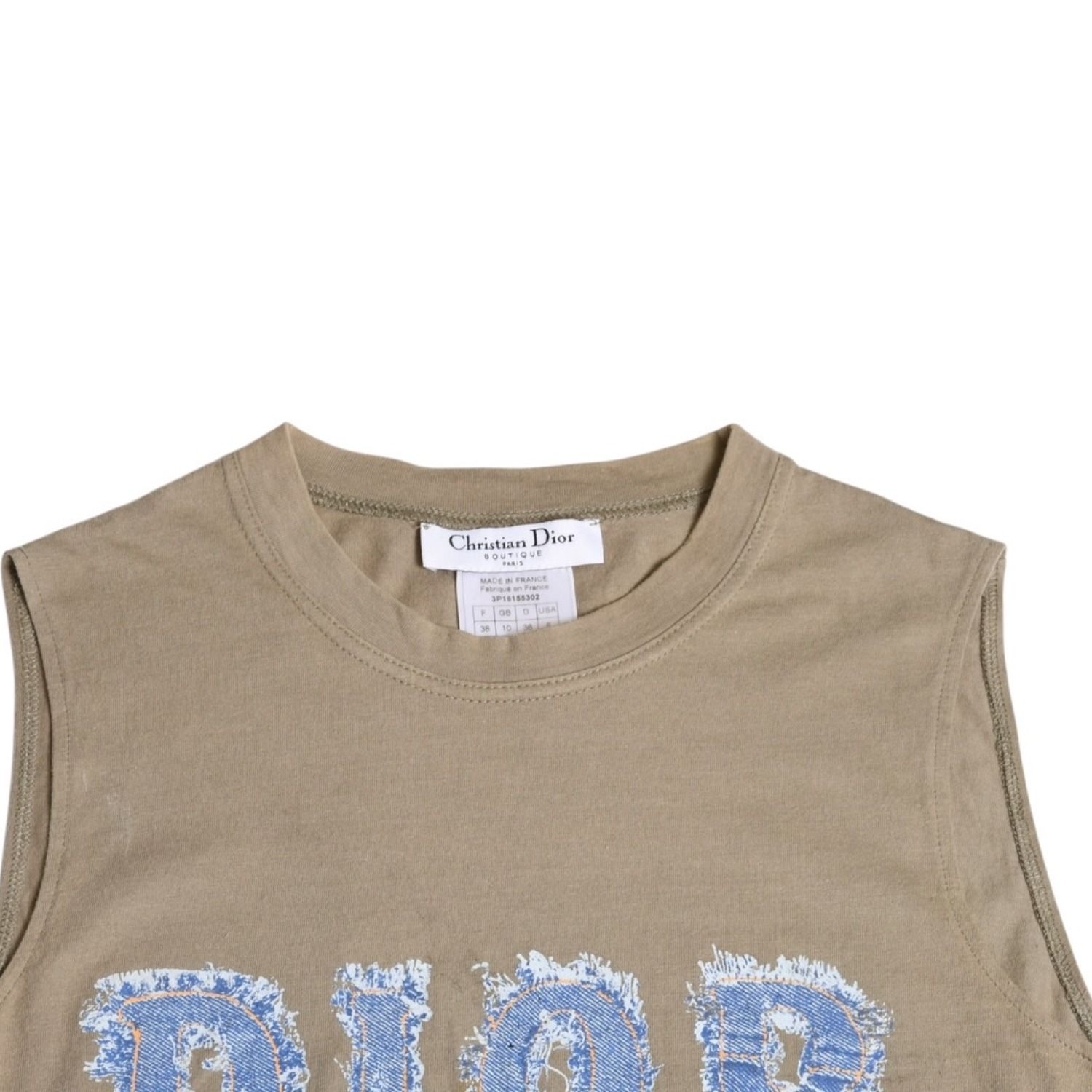 極美品 Christian Dior クリスチャンディオール デニムロゴ