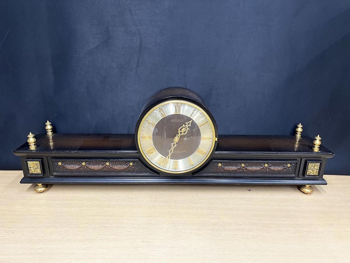 現状品】 SEIKO セイコー WESTMINSTER CHIME 置時計 昭和レトロ