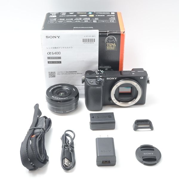 ソニー SONY α6400 パワーズームレンズキット ILCE-6400L B