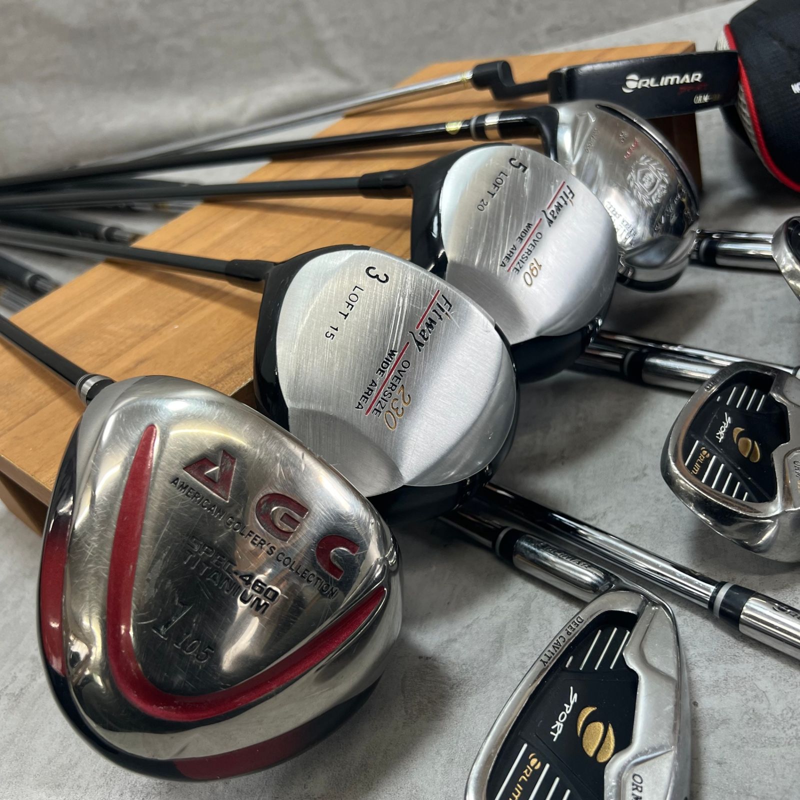 レフティ AGC フィットウェイ オリマー メンズゴルフ クラブセット 11