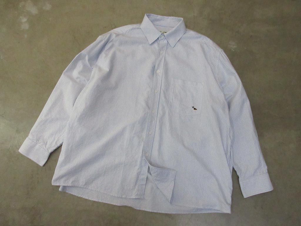 美品 To ALL slowboys トゥオールスローボーイズ SWB21FTST004 ストライプ 長袖 シャツ sizeM/白ｘ青 ■◇メンズ