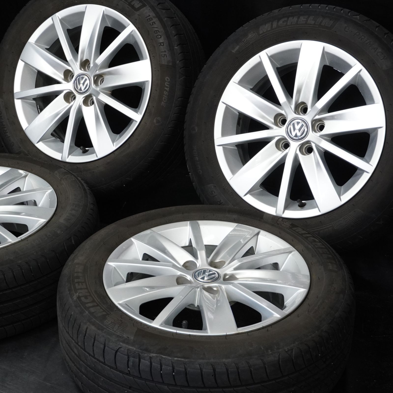 フォルクスワーゲン ポロ 純正 15インチ ミシュラン 185/60R15