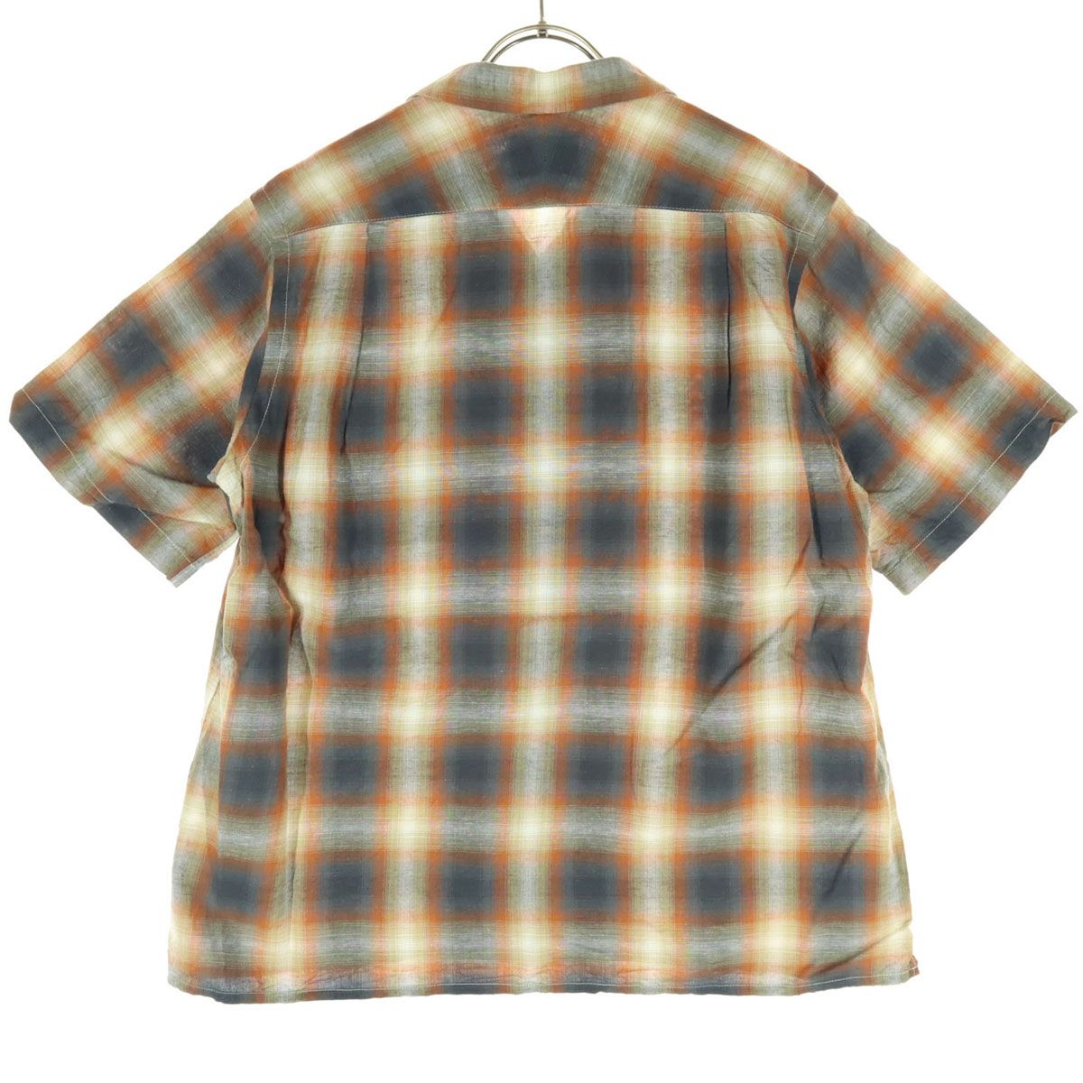 M*y様 PEEDLETON オンブレ レーヨン シャツ L ペンドルトン 半袖 PENDLETON ペンドルトン オンブレチェック柄 半袖 オープンカラー