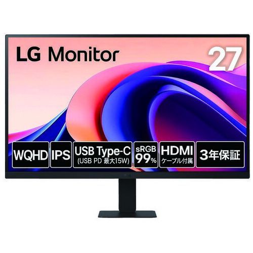 液晶モニター 27型 27U631A-B27U631A-B【ＬＧ】【メーカー取寄品のため、返品キャンセル不可】