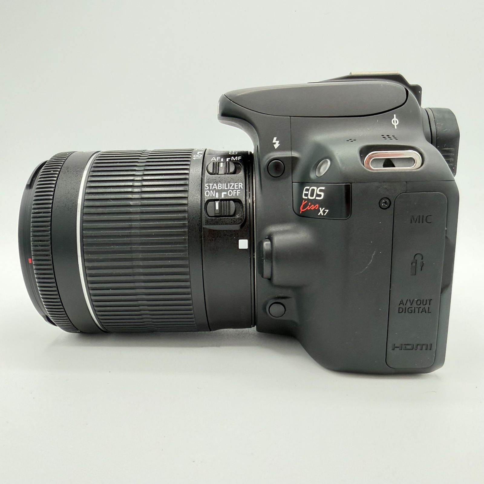 Canon EOS Kiss X7 EF-S 18-55mm IS STM スマホ転送OK 初心者セット SD