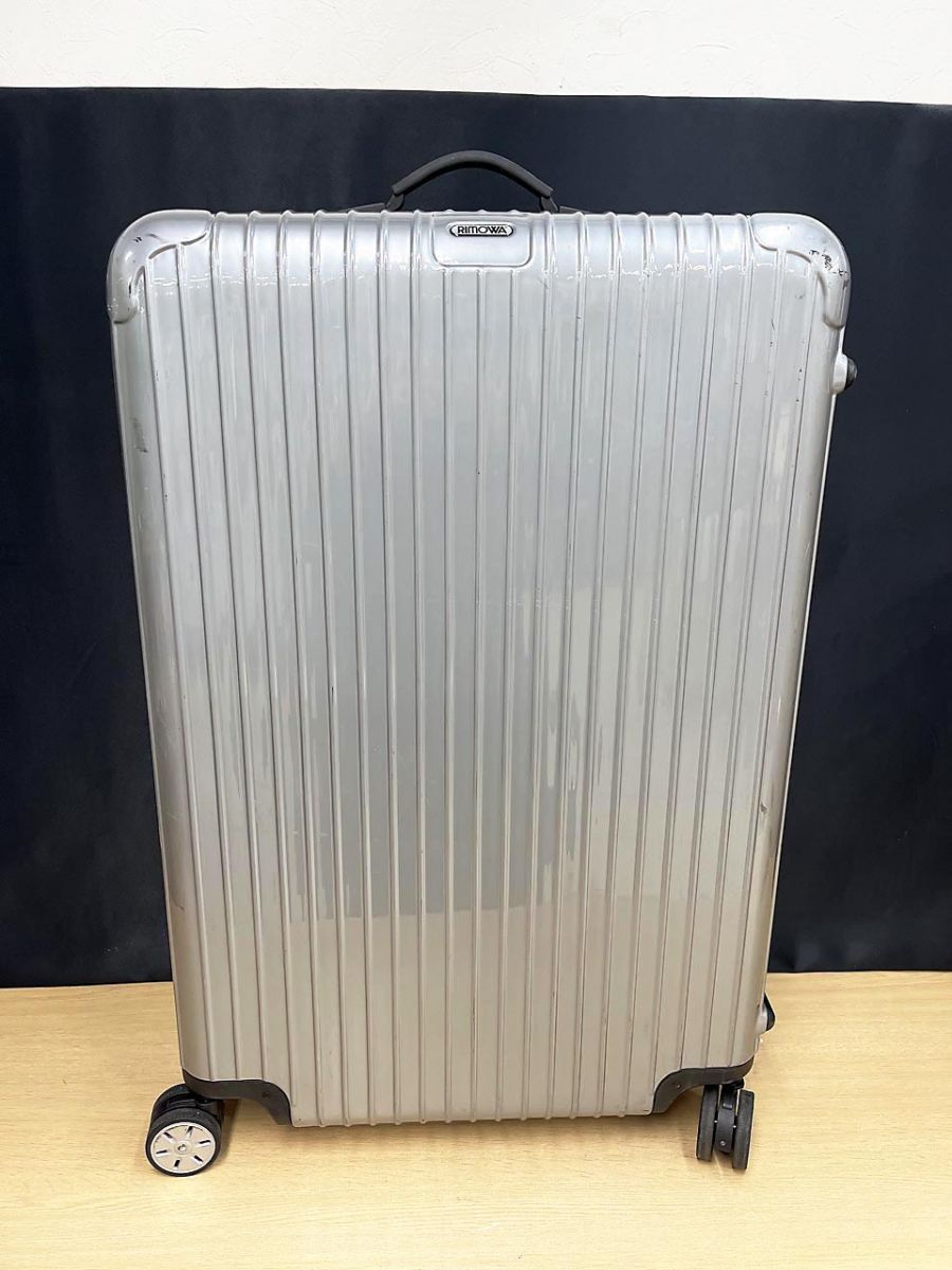 【ジャンク品】 RIMOWA リモワ SALSA キャリーケース　スーツケース 4輪 87677 ※ダイヤルロックナンバー不明 ★