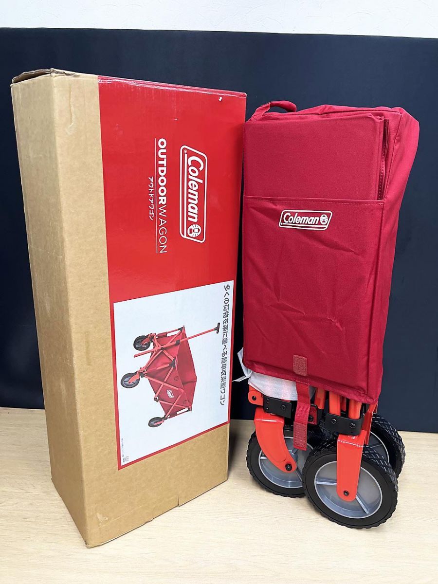 【未使用】Coleman コールマン アウトドアワゴン キャリアカー キャンプ アウトドア用品 20000021989 ★