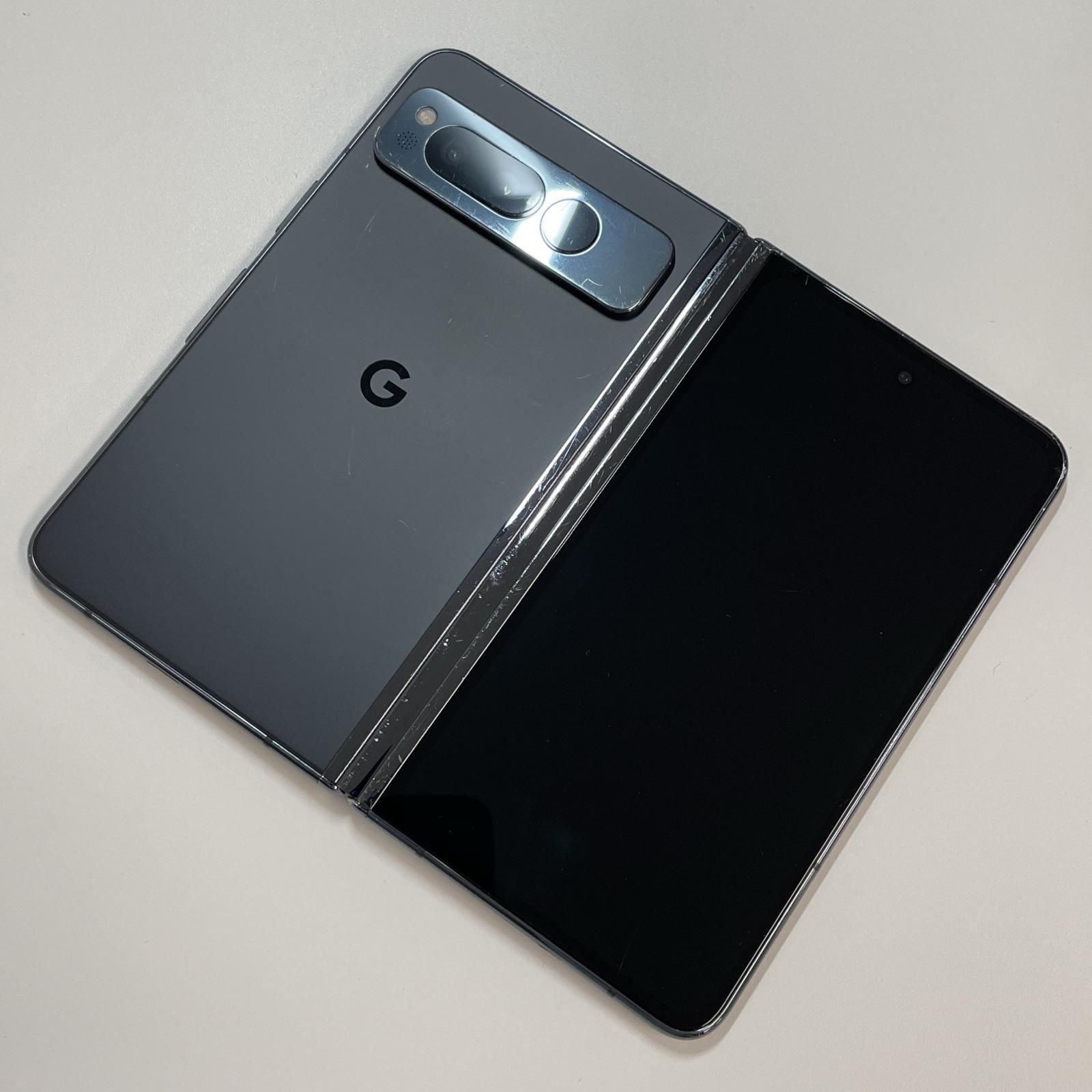 中古：A(美品)】Google Pixel Fold 256GB Obsidian（ブラック系） SIM 