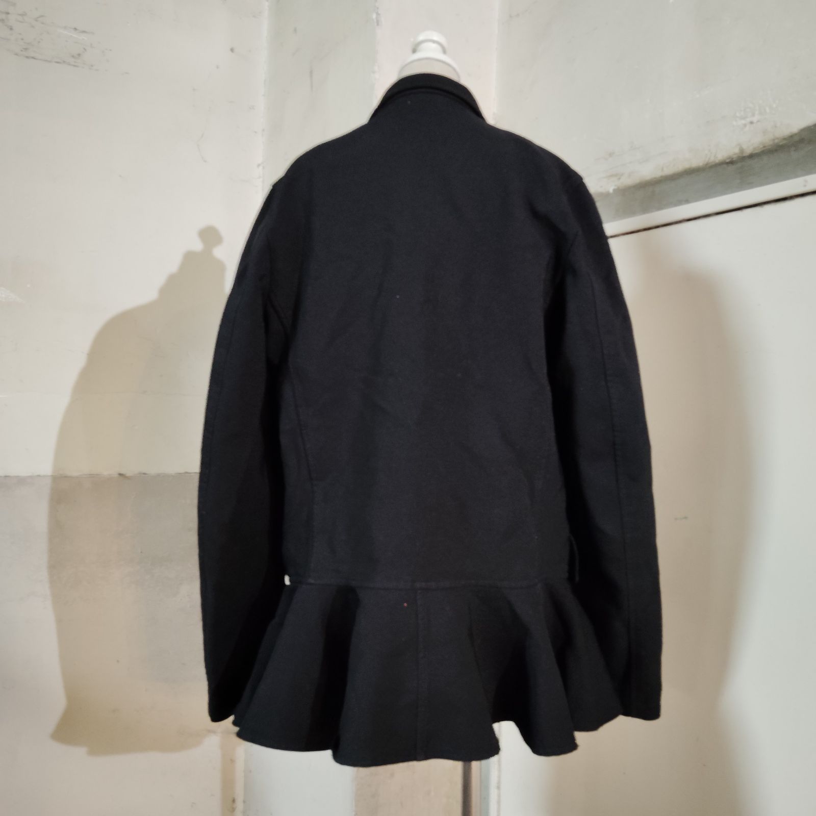 COMME des GARCONS SHIRT 23ss エステル縮絨フリルジャケット