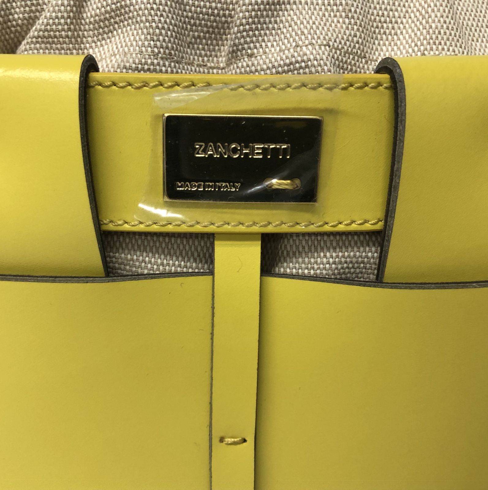 m001L X(80) ZANCHETTI ザンケッティ ウーブン バケット ショルダー 