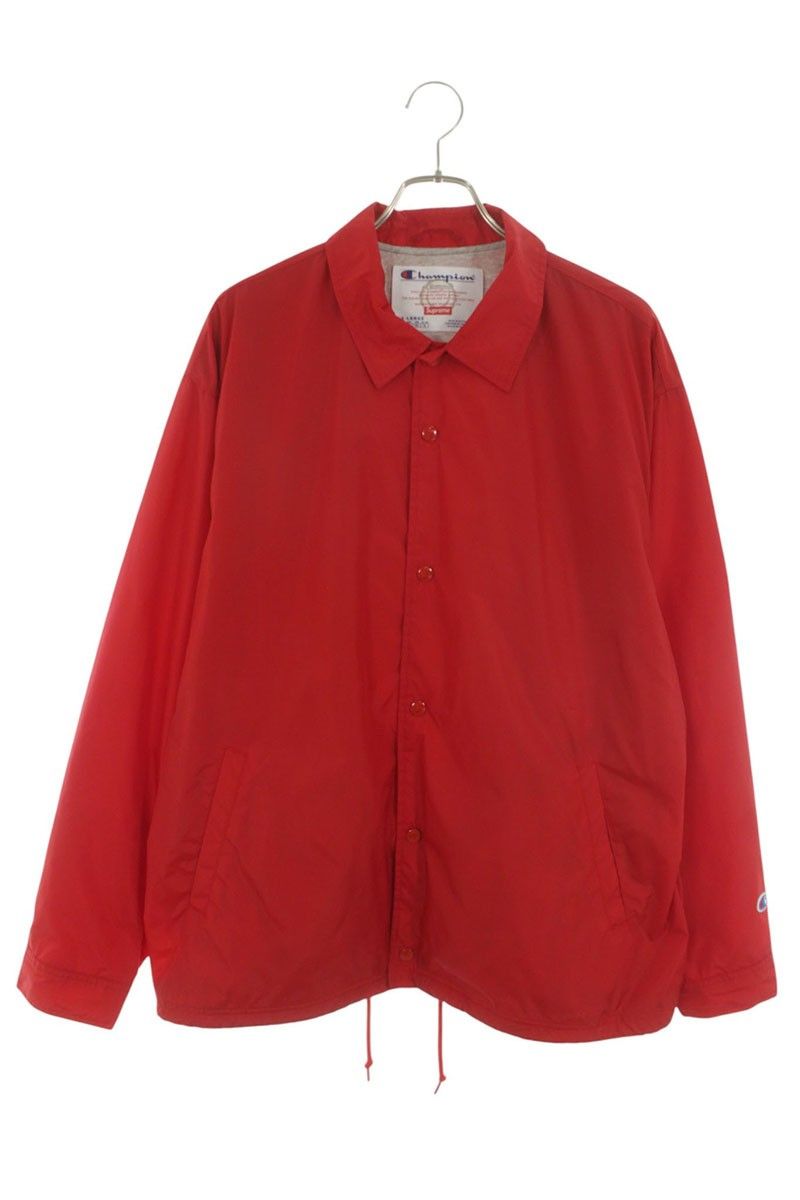 シュプリーム ×チャンピオン Champion Coaches Jacket アーチロゴ