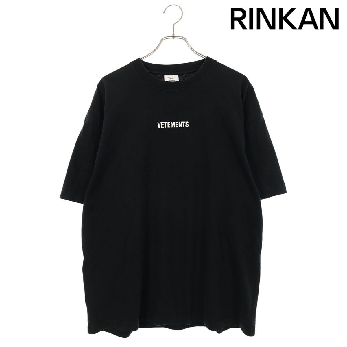 ヴェトモン UAH20TR61 オーバーサイズフロントロゴTシャツ メンズ S