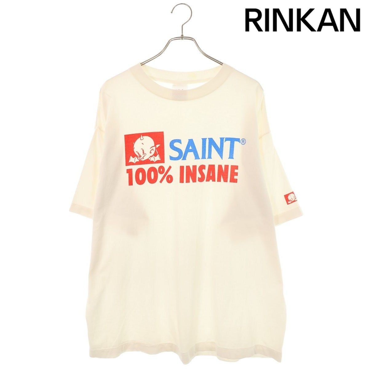 セントマイケル 25SS SM-HR8-0000-026 INSANEプリントTシャツ メンズ XL