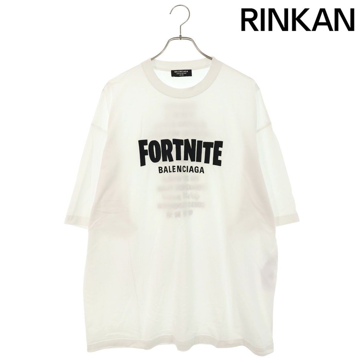 バレンシアガ ×フォートナイト 612966 TLV03 グラフィック刺繍Tシャツ メンズ XL