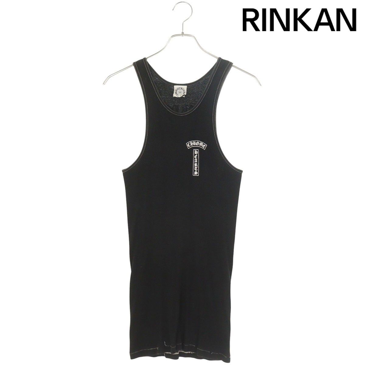 クロムハーツ RIB TANK バックケルティッククロスプリントリブタンクトップ メンズ M