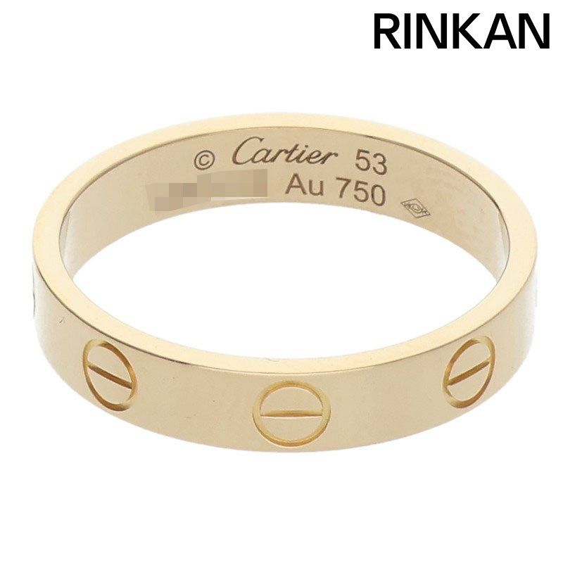 カルティエ MINI LOVE RING ミニラブリング K18YGミニラブリング メンズ 53/13号 105,974円