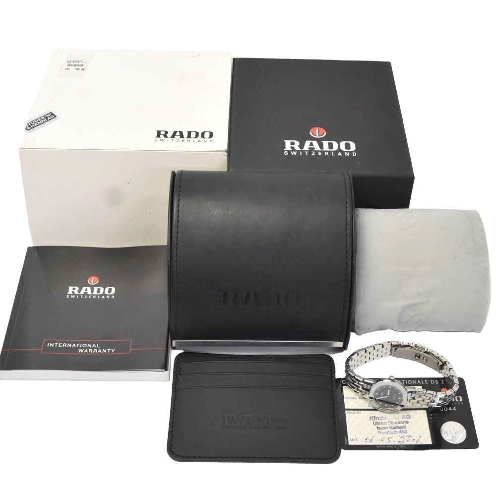 ラドー RADO 153.0342.3 ダイヤスター ブラック クォーツ レディース
