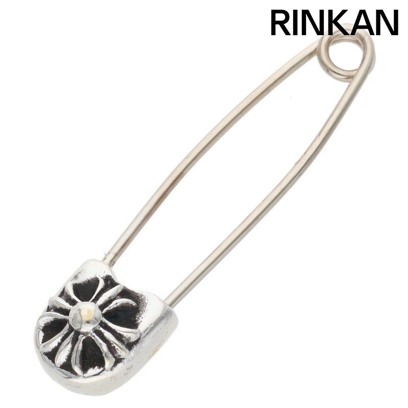 クロムハーツ  SAFETY PIN SM/スモールセーフティピン シルバーネックレストップ メンズ クロムハーツ SAFETY PIN SM/スモールセーフティピン シルバー