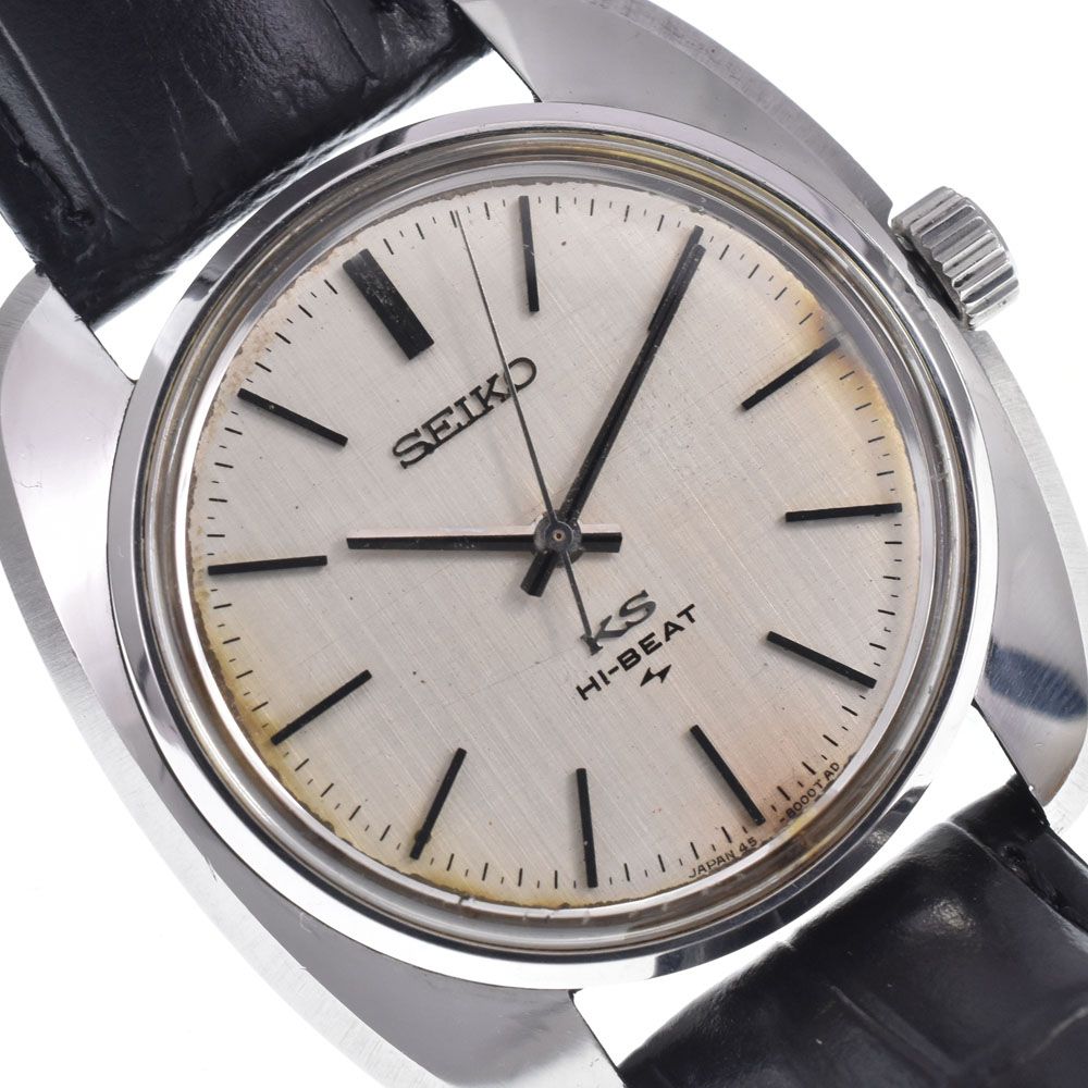 セイコー SEIKO 45-8000 キングセイコー ハイビート シルバー 手巻き 