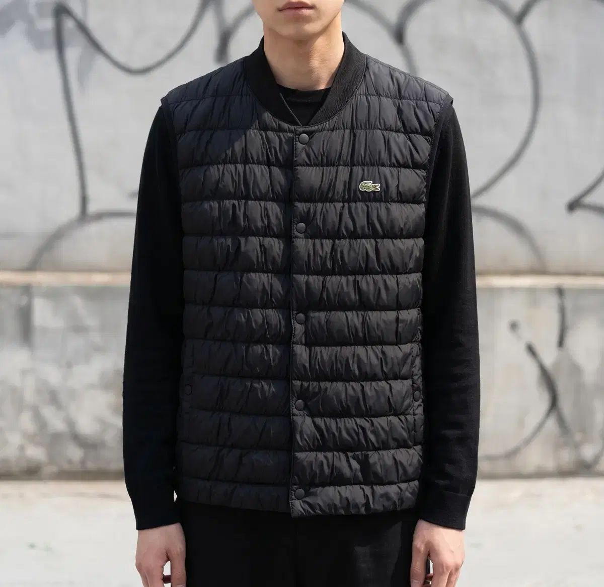 105/ LACOSTE ラコステ ダック ダウンパファー ダウンベスト