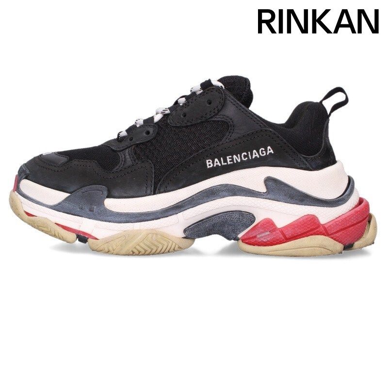 バレンシアガ TRIPLE S TRAINERS トリプルエスレースアップスニーカー レディース 38