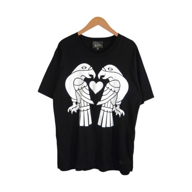 VIVIENNEWESTWOOD MAN TWILL EAGLE TEE BLACK サイズ48 ヴィヴィアンウエストウッドマン ツイル イーグル Tシャツ トップス 大名店