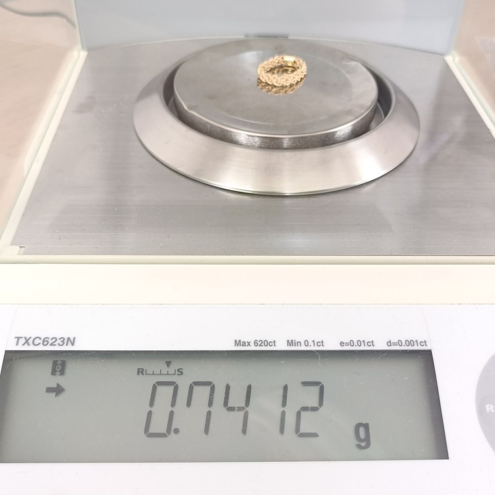 18金 K18 パイプロープチェーンリング 0.74g 10号 Z1554 - メルカリ