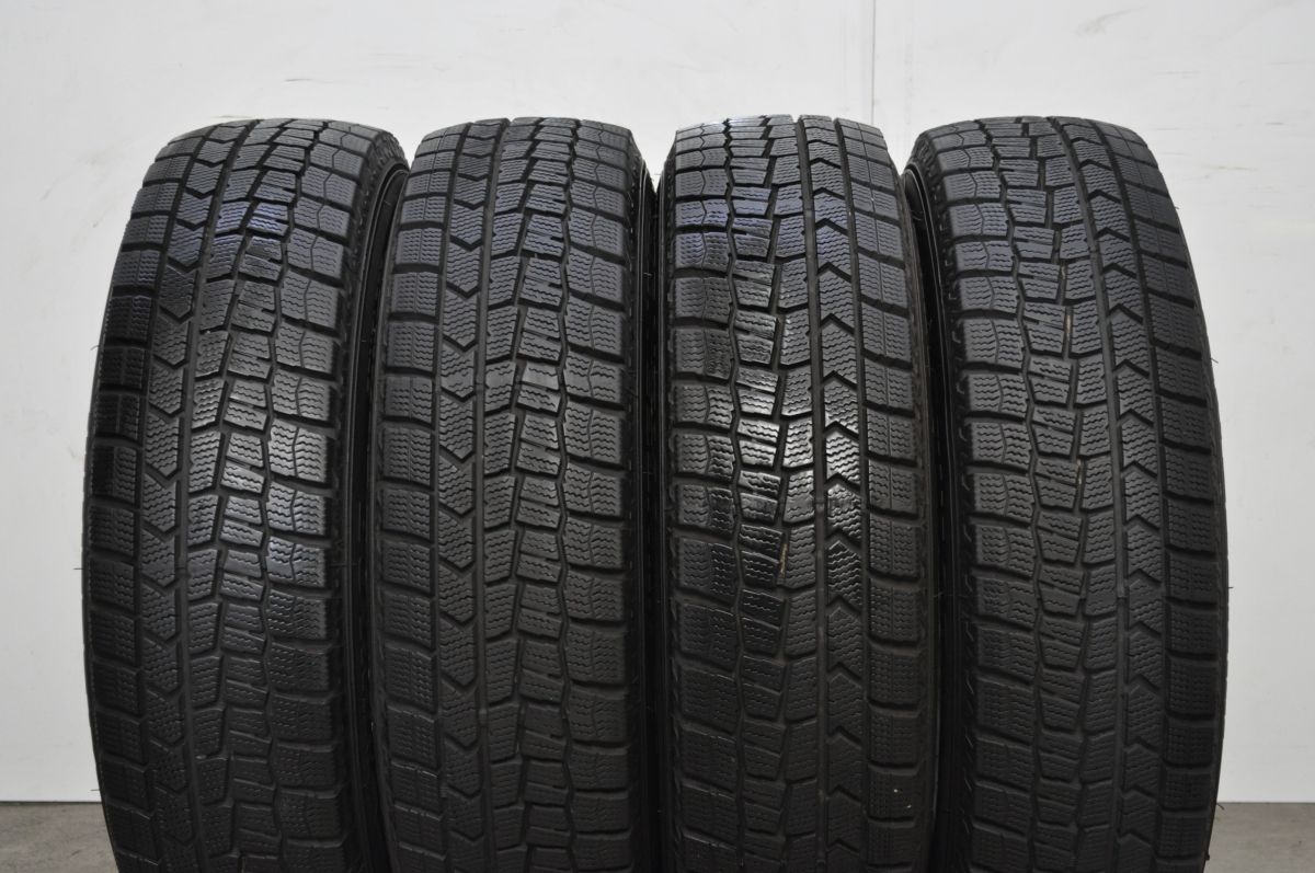 バリ溝】エクスター ST 14in 4.5J +45 PCD100 ダンロップ ウィンター 