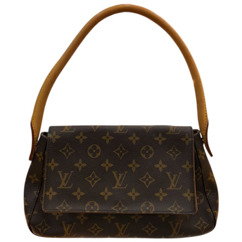 ルイ・ヴィトン LOUIS VUITTON ミニ・ルーピング M51147 ブラウン モノグラム レディース ハンドバッグ