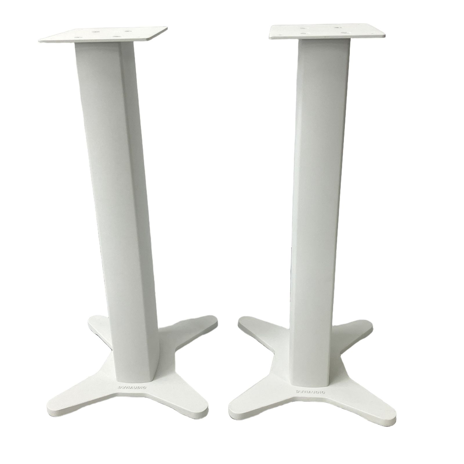 DYNAUDIO STAND 10 Satain White スピーカースタンド ペア ディナウディオ 音響 周辺具 中古 W11344469